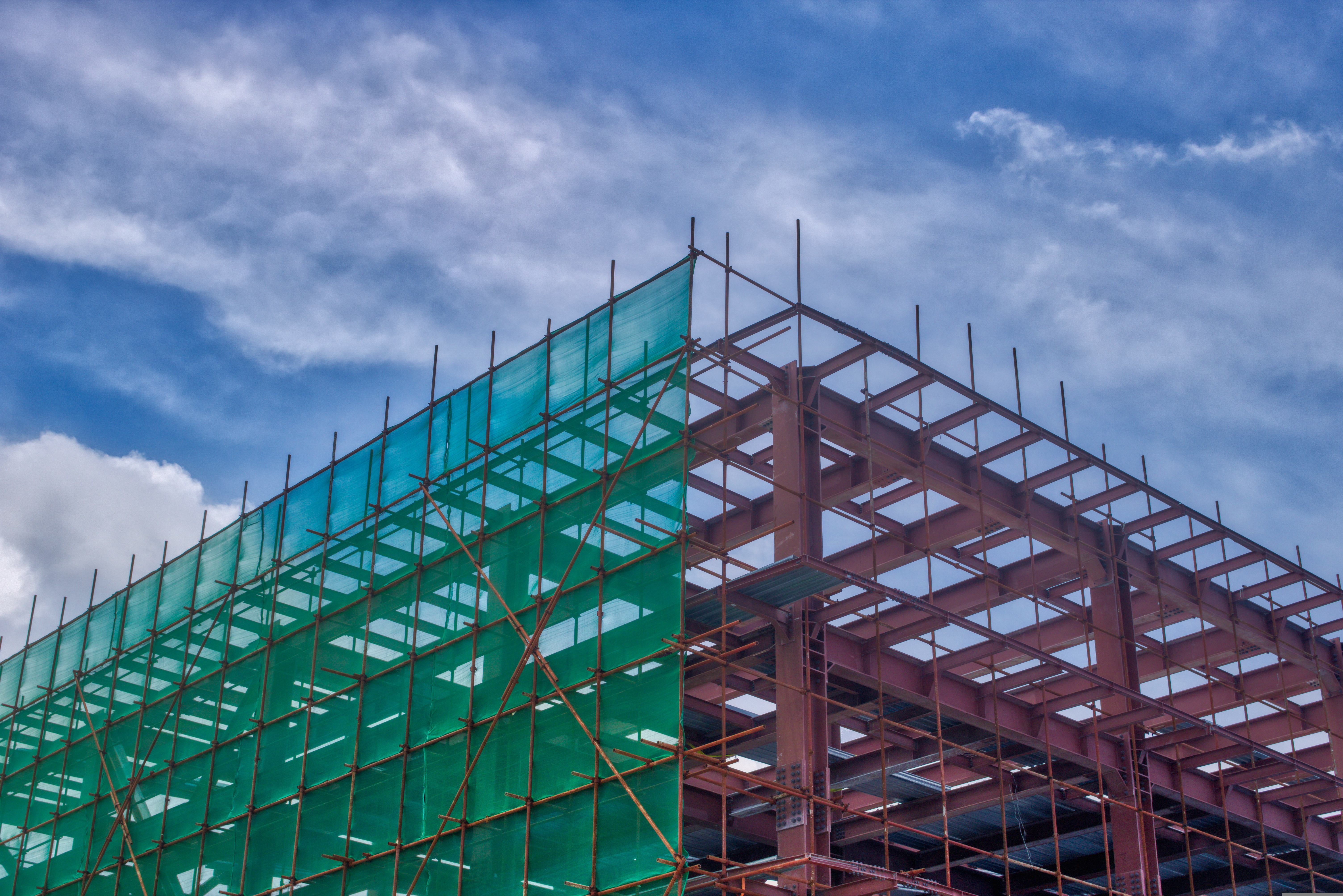 Structural steel frame